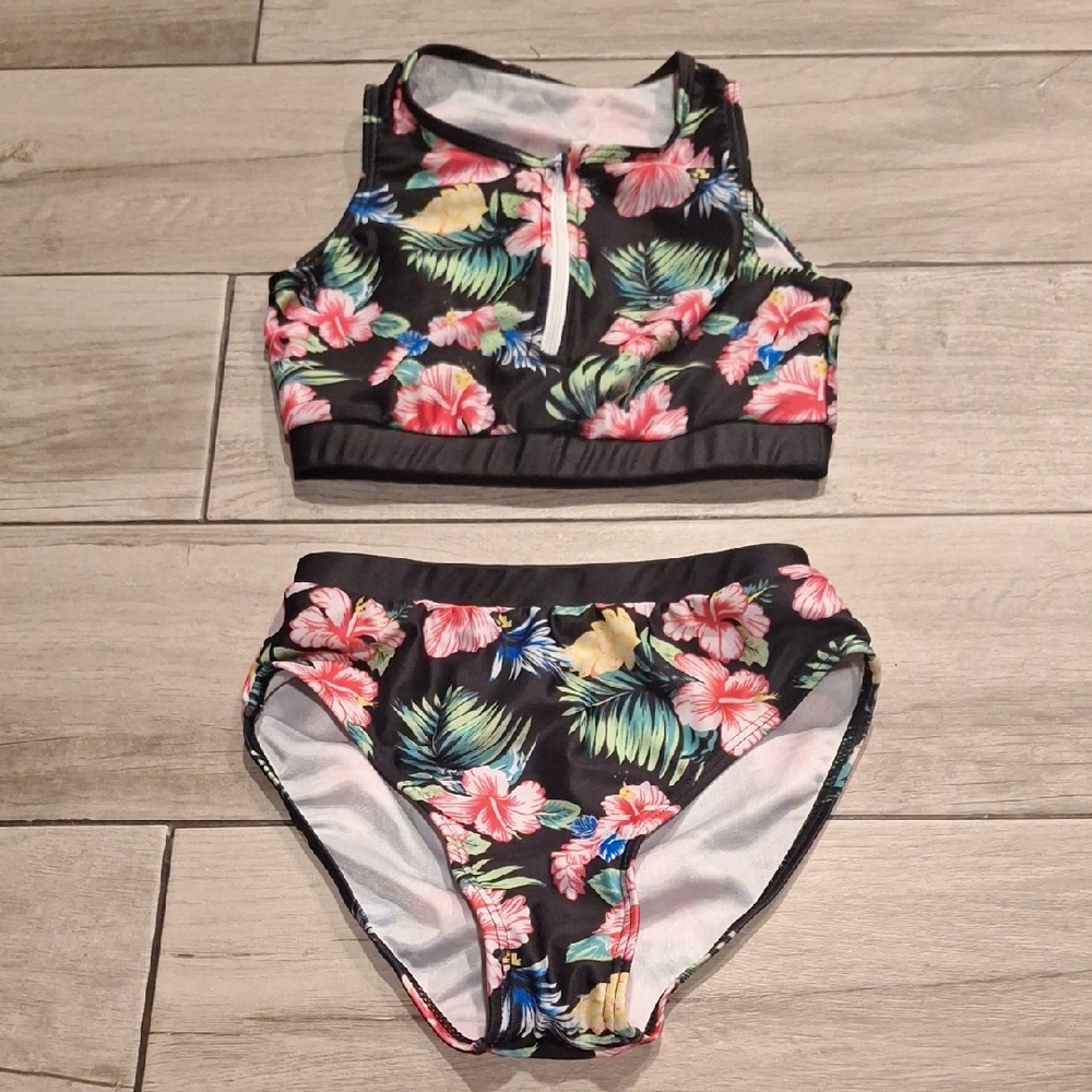 💐Floral Kids Bikini Swim Set🍓🦉🐧💘